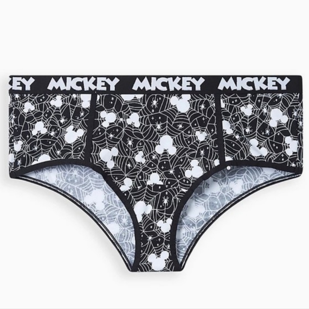 ❤️NWT TORRID DISNEY MICKEY MOUSE SPIDER WEB HALLOWEEN CHEEKY PANTY